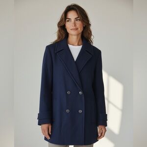 PENDELTON ladies wool vintage pea coat good condition size 14
